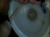 Poop  Sex - Filling up my toilet bowl with crap and pee